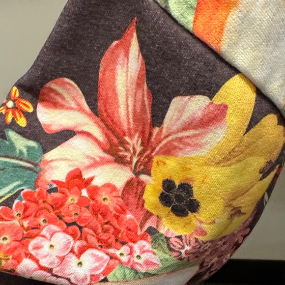 Adidas Multicolor Floral Hoodie with Mint Logo - Picture 5 of 6